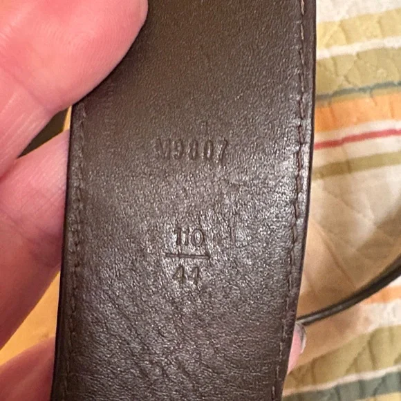 Louis Vuitton Brown Daimer Belt 44 - Picture 3 of 8